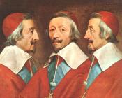 菲利浦 德 尚佩涅 : Triple Portrait of Richelieu
